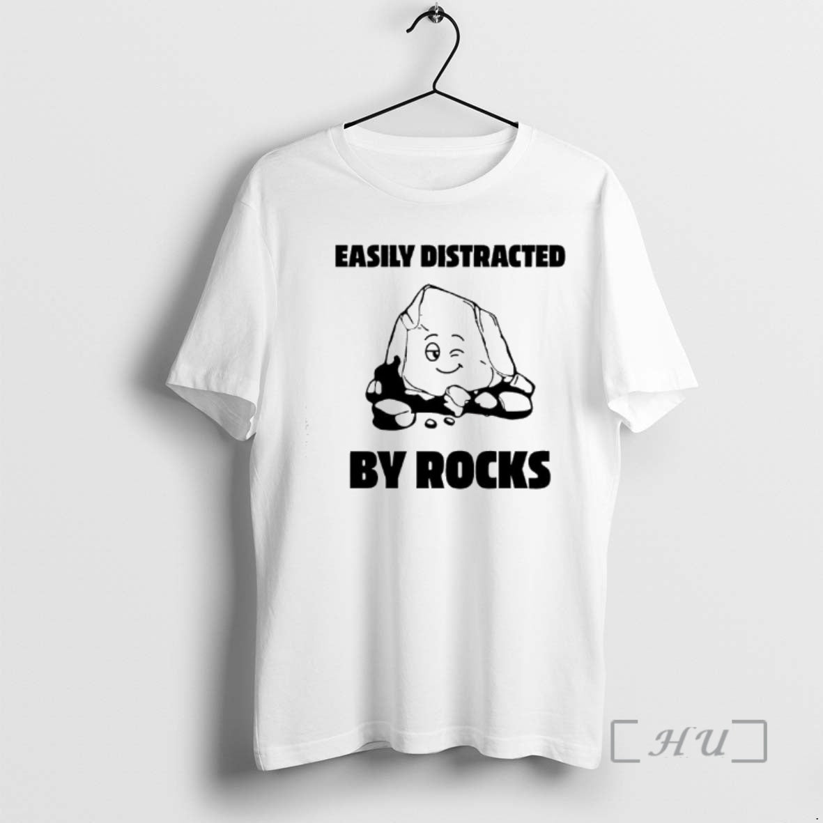 New Easily Distracted By Rocks Graphic T-Shirts, Hoodie, Sweatshirt | AU18TeeNovaLab.com