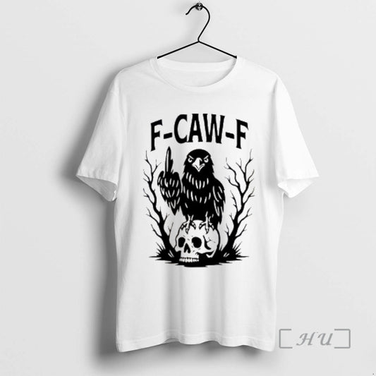 New F Caw F Gothic Raven Middle Finger T-Shirts, Hoodie, Sweatshirt | AU18TeeNovaLab.com