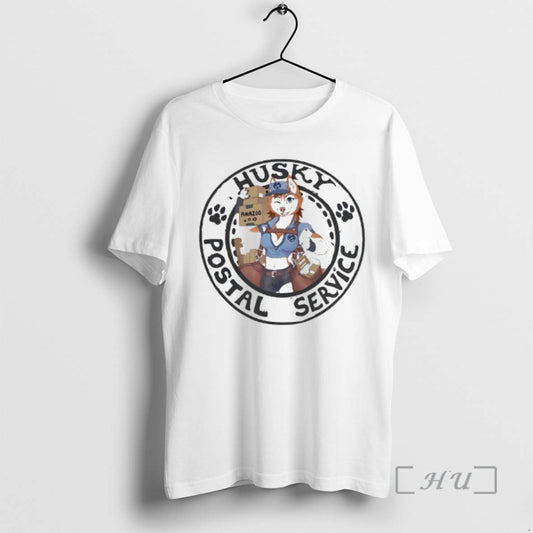 New Husky Postal Service Wolf Character Graphic T-Shirts, Hoodie, Sweatshirt | AU18TeeNovaLab.com