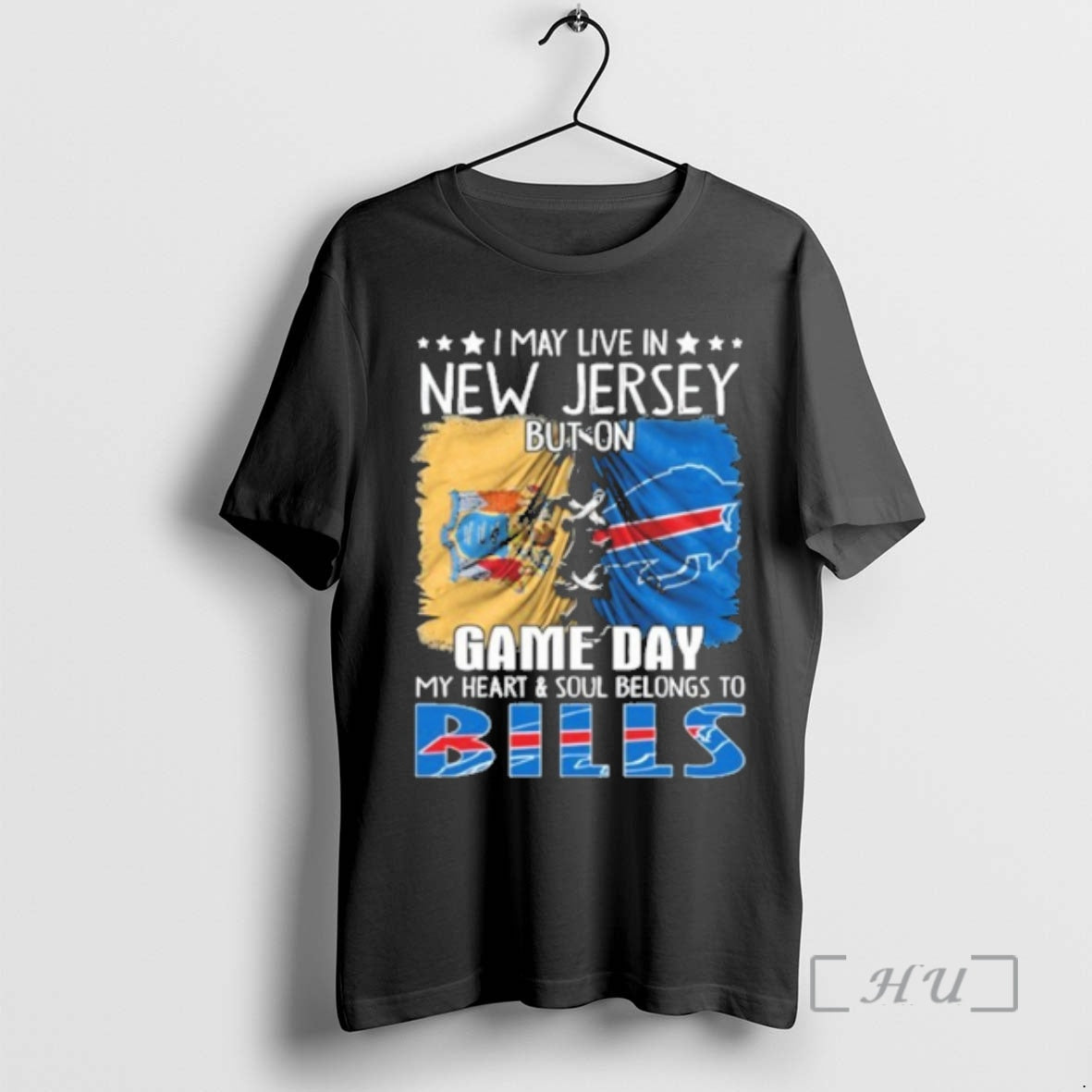 New I May Live In New Jersey But On Gameday My Heart And Soul Belongs T-Shirts, Hoodie, Sweatshirt | AU18TeeNovaLab.com