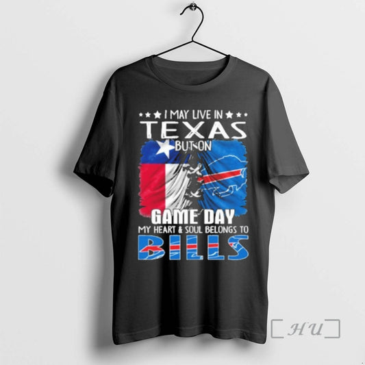 New I May Live In Texas But On Gameday My Heart And Soul Belongs To T-Shirts, Hoodie, Sweatshirt | AU18TeeNovaLab.com