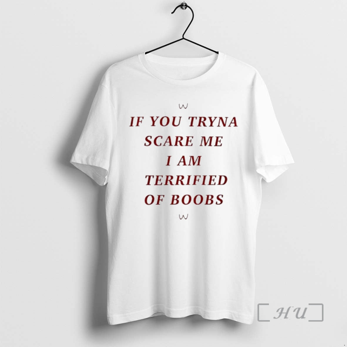 New If You Tryna Scare Me I Am Terrified Of Boobs Ornaments Premium T Shirts Hoodie, Sweatshirt | AU18TeeNovaLab.com