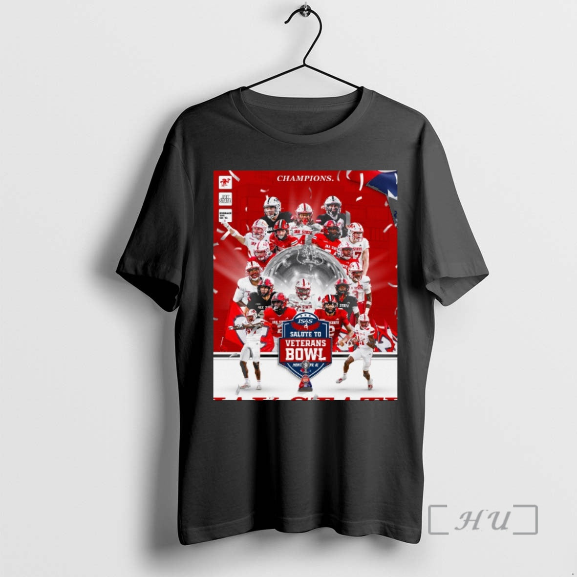New Jacksonville State Gamecocks Football Champions Is4s Salute To Veterans Bowl Montgomery Al Premium T-Shirts, Hoodie,...