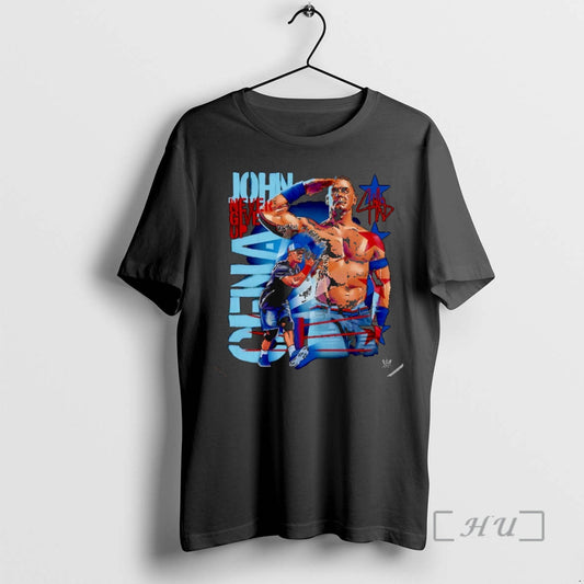 New John Cena Never Give Up Salute Signature Christmas T-Shirts, Hoodie, Sweatshirt | AU18TeeNovaLab.com
