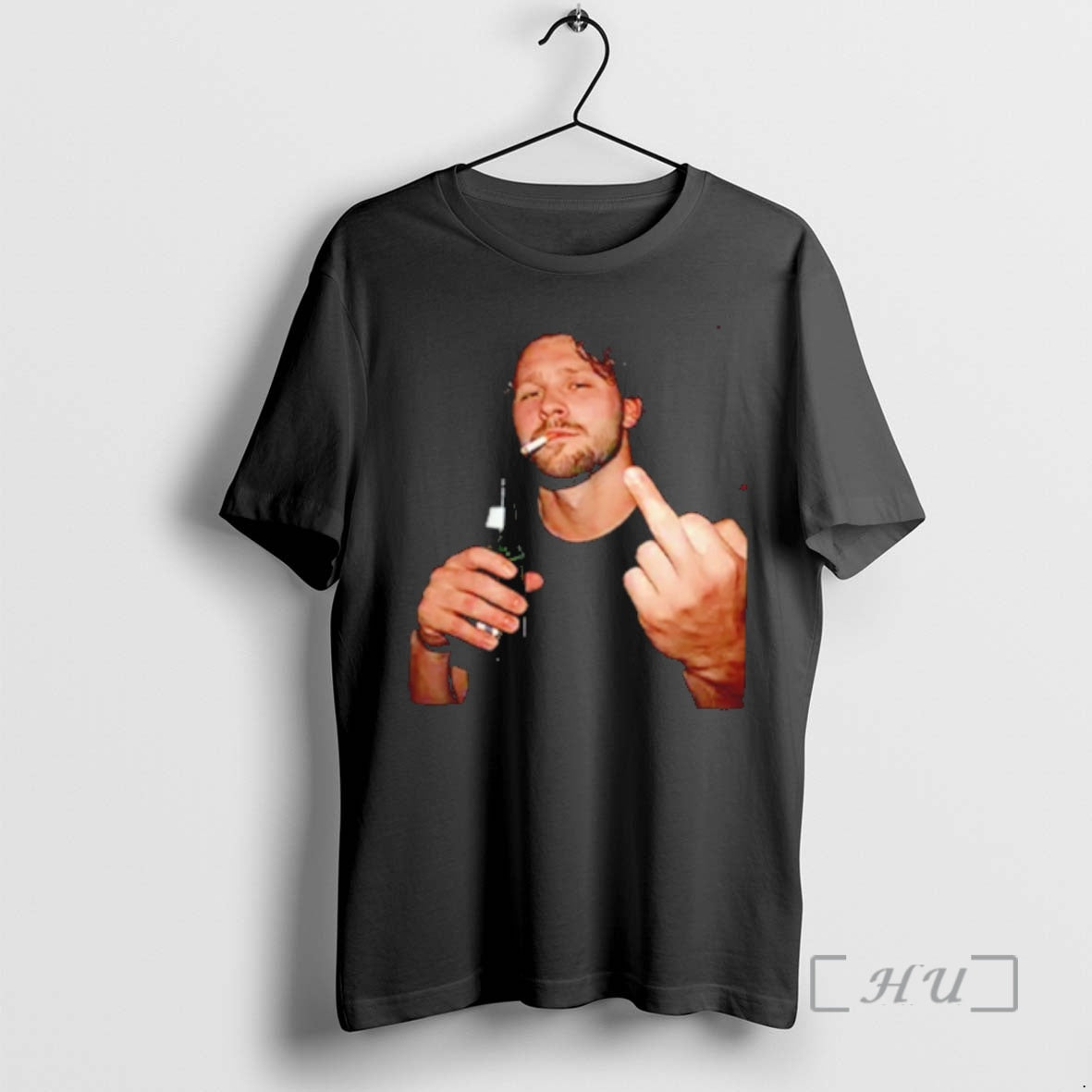 New Josh Alen Middle Finger T-Shirts, Hoodie, Sweatshirt | AU18TeeNovaLab.com