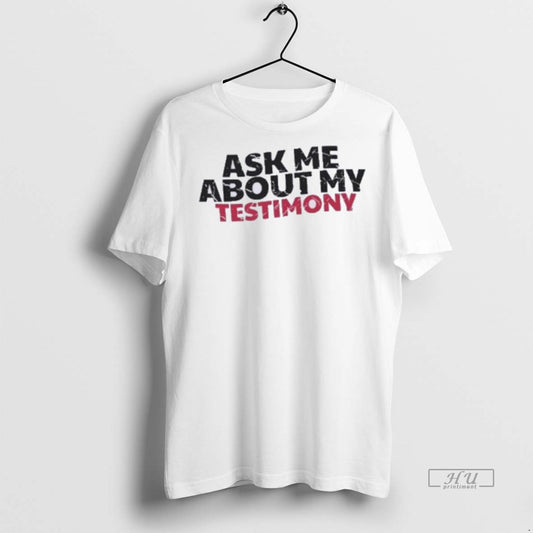 New Justin Williams God Is A G Ask Me About My Testimony Graphic