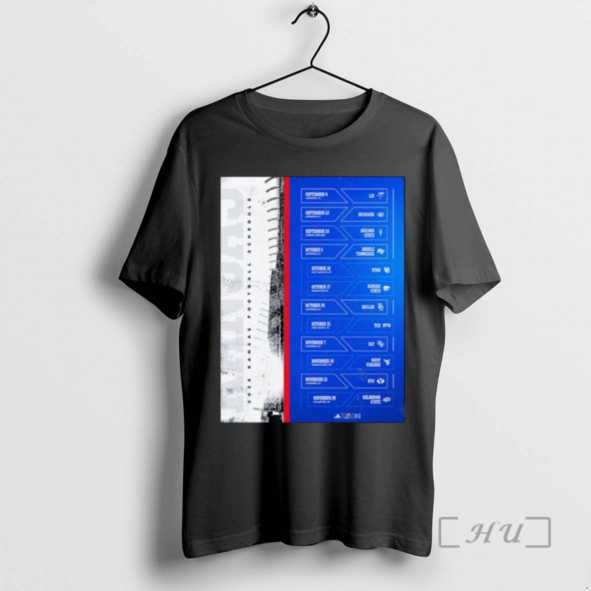 New Kansas Jayhawks Football Football Ncaa Schedule Season 2026 T-Shirts, Hoodie, Sweatshirt | AU18TeeNovaLab.com