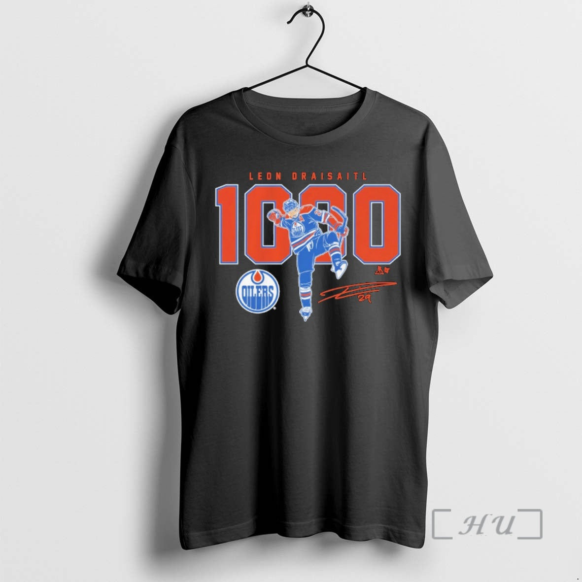 New Leon Draisaitl 1000 Career Points Milestone Edmonton Oilers Signature T-Shirts, Hoodie, Sweatshirt | AU18TeeNovaLab.com