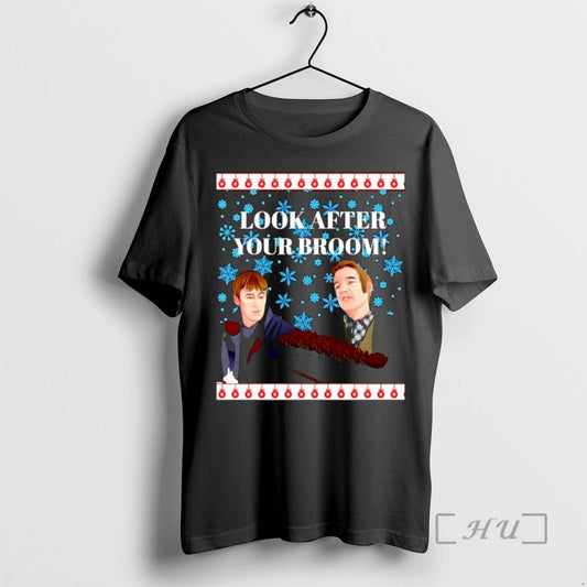 New Look After Your Broom Ugly Christmas T-Shirts, Hoodie, Sweatshirt | AU18TeeNovaLab.com