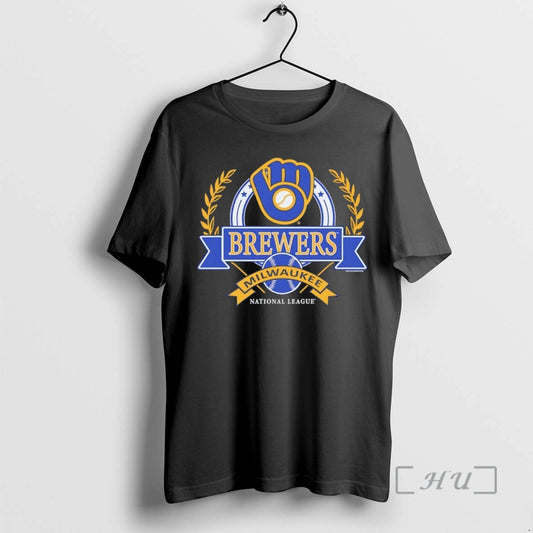 New Milwaukee Brewers National League Cooperstown Crest T-Shirts, Hoodie, Sweatshirt | AU18TeeNovaLab.com