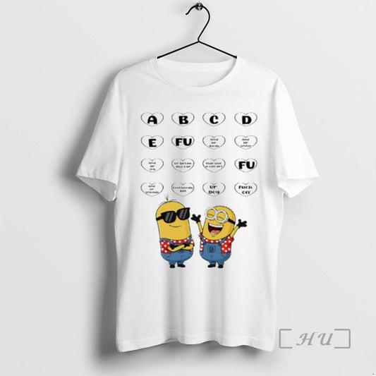 New Minion Abcde Fu And Ur Mom And Ur Sister And Ur Job Ur Broke T-Shirts, Hoodie, Sweatshirt | AU18TeeNovaLab.com