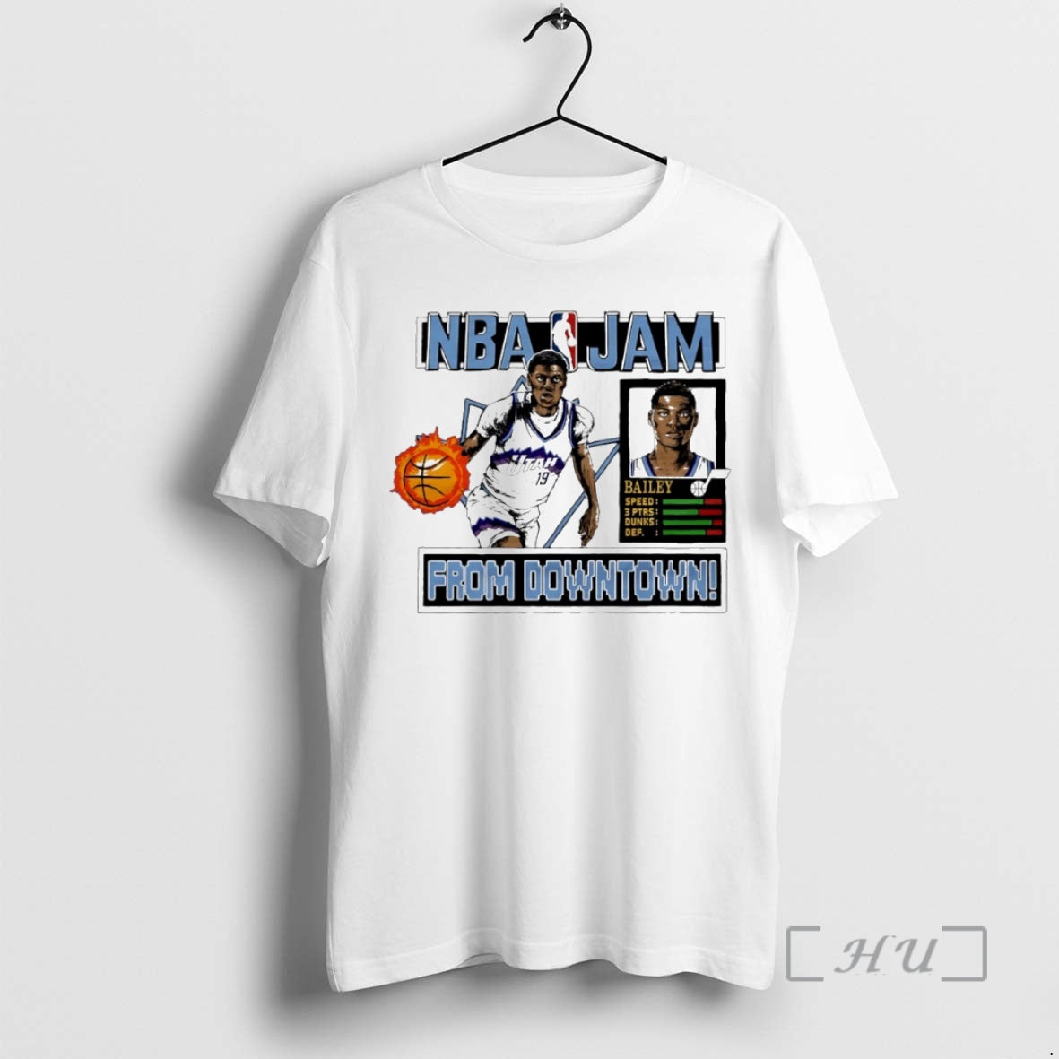New Nba Jam Utah Jazz Ace Bailey From Downtown Circle