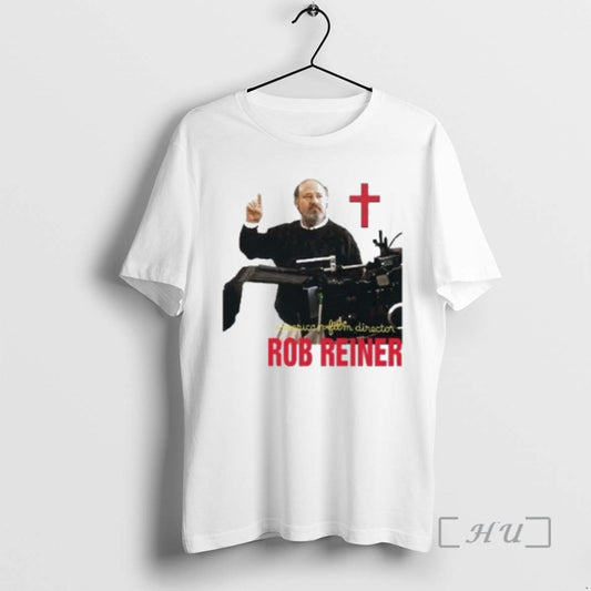 New Rip Rob Reiner American Film Director Circle White T-Shirts, Hoodie, Sweatshirt | AU18TeeNovaLab.com