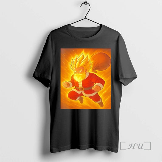 New Son Goku X Santa Super Powered Anime T-Shirts, Hoodie, Sweatshirt | AU18TeeNovaLab.com