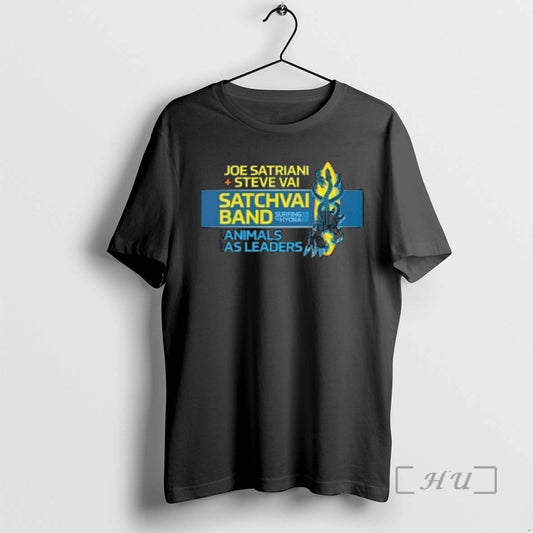 New Steve Vai Surfing With The Hydra 2026 Tour Cities List With Joe Satriani And T-Shirts, Hoodie, Sweatshirt