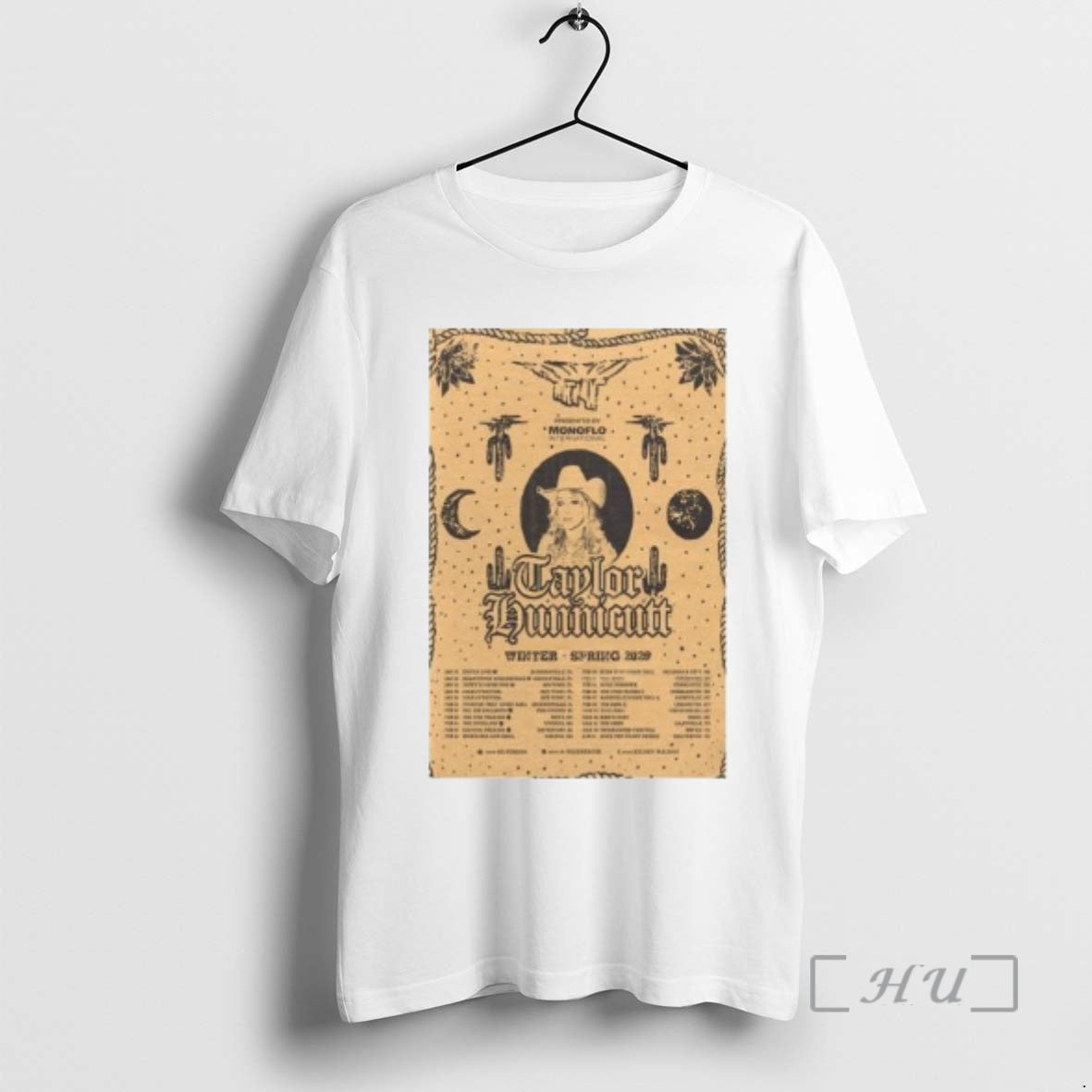 New Taylor Hunnicutt Winter Spring Tour 2026 Circle White T-Shirts, Hoodie, Sweatshirt | AU18TeeNovaLab.com