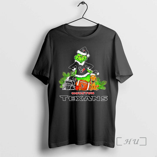 New The Grinch And Max Houston Texans Christmas Helmet Items T-Shirts, Hoodie, Sweatshirt | AU18TeeNovaLab.com