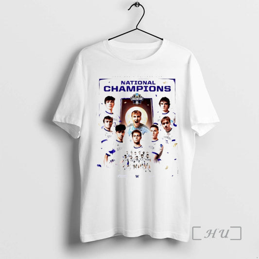 New The Washington Huskies Mens Soccer 2025 National Champions For The First Time Circle Premium T-Shirts, Hoodie, Sweatshirt