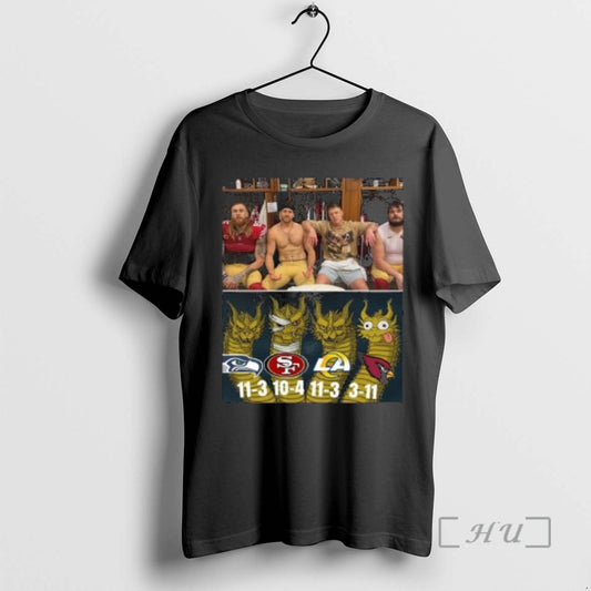 New Thesfniners A Look At The Nfc West Circle Black T-Shirts, Hoodie, Sweatshirt | AU18TeeNovaLab.com