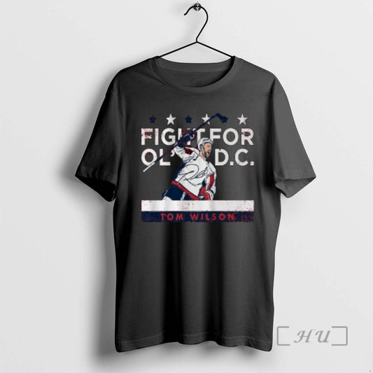 New Tom Wilson Fight For Old Dc Circle Black T-Shirts, Hoodie, Sweatshirt | AU18TeeNovaLab.com