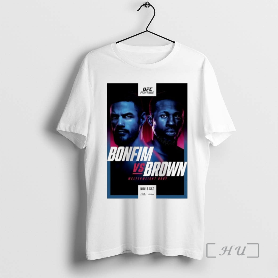 New Ufc Fight Night Bonfim Vs Brown Autographed Event T-Shirts, Hoodie, Sweatshirt | AU18TeeNovaLab.com