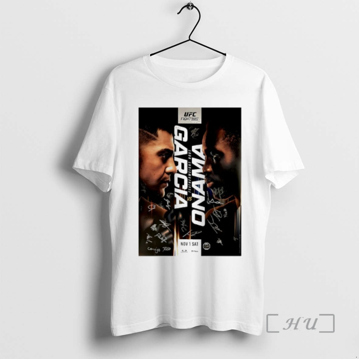 New Ufc Fight Night Garcia Vs Onama Autographed Event T-Shirts, Hoodie, Sweatshirt | AU18TeeNovaLab.com