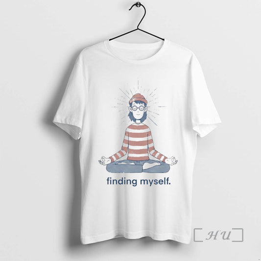 New Waldo Yoga Finding Myself T-Shirts, Hoodie, Sweatshirt | AU18TeeNovaLab.com