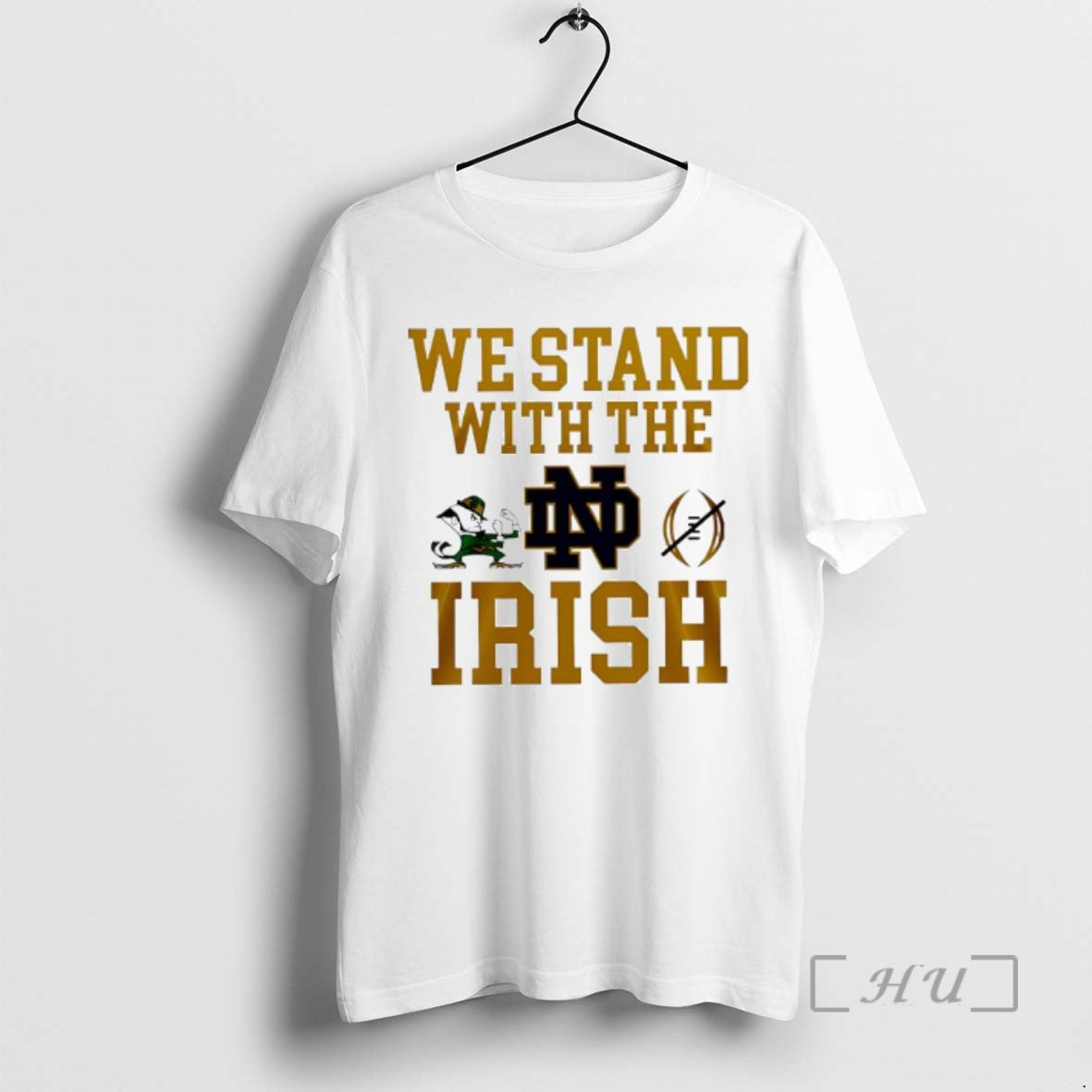 New We Stand With The Irish Robbed College Football Payoff Ornaments Premium T Shirts Sweater Hoodie, Sweatshirt