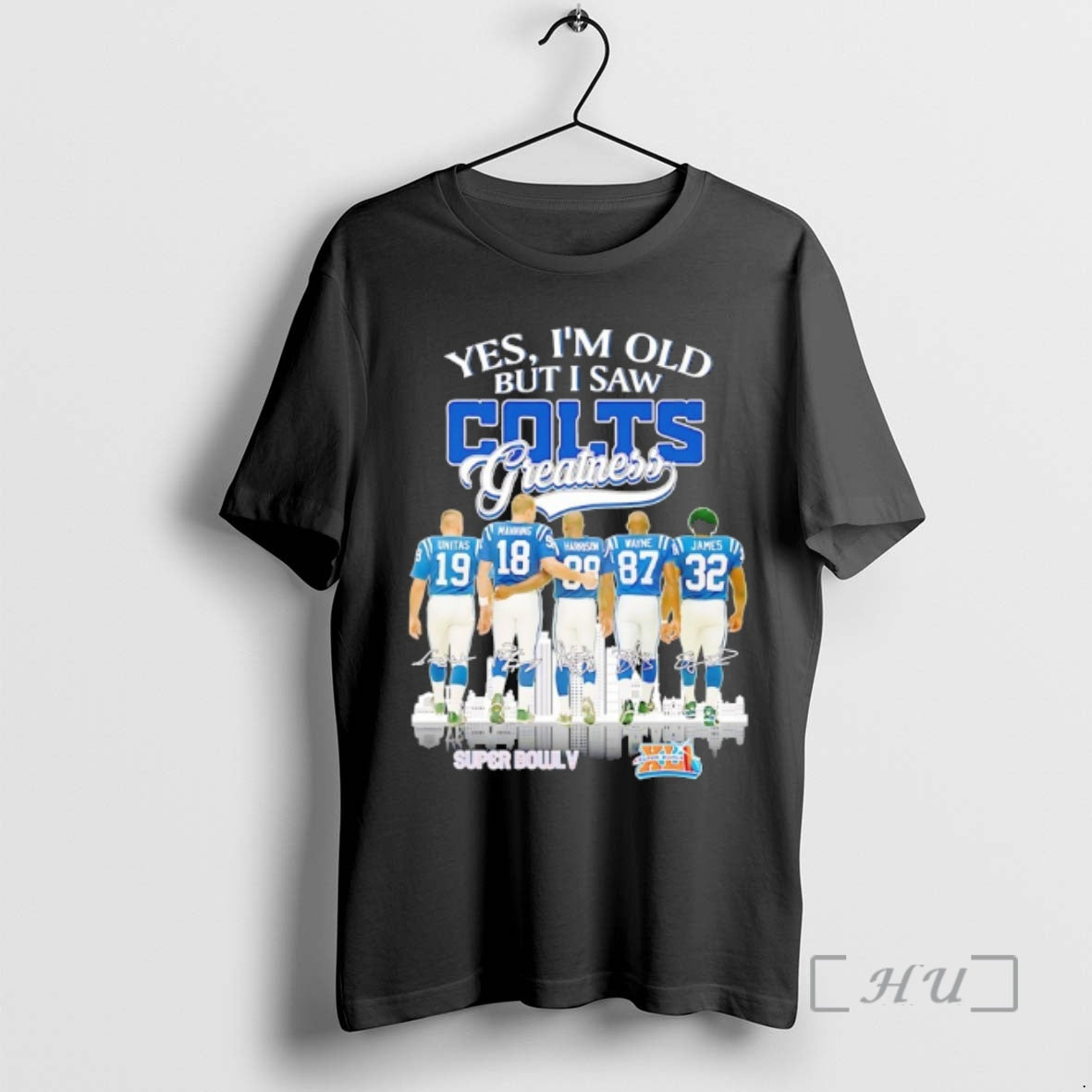 New Yes Im Old But I Saw Indianapolis Colts Greatness Signatures Premium T Shirts Sweater Hoodie, Sweatshirt