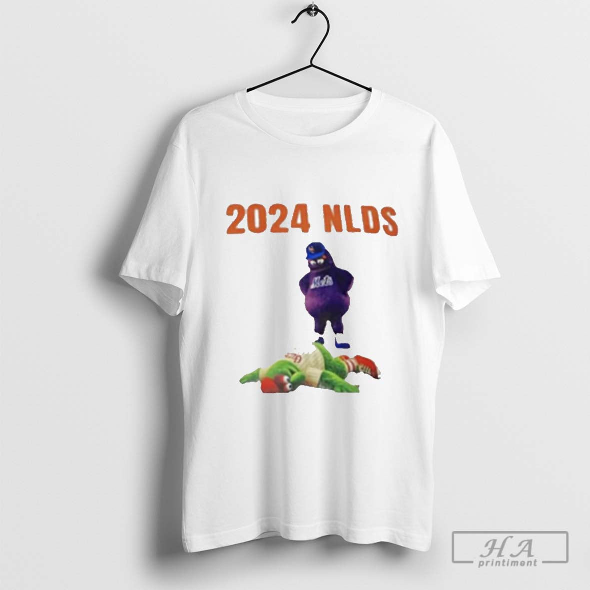 New York Mets Grimace Knock Out Phanatic Philadelphia Philly 2024 Nlcs