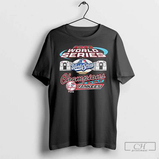 New York Yankees 2025 World Series Cooperstown Foundation T Shirts