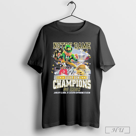 Notre Dame Irish Figthitng Sugar Bowl Champions Go Irish 2025 Limited Edition