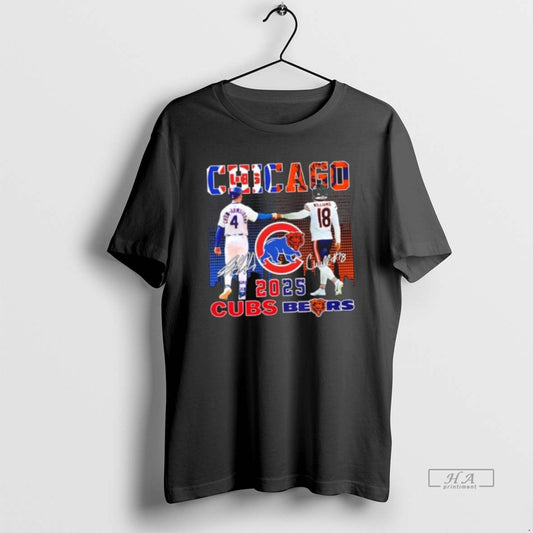 Official 2025 Chicago Sports Crow Armstrong Cubs X Williams Bears Skyline