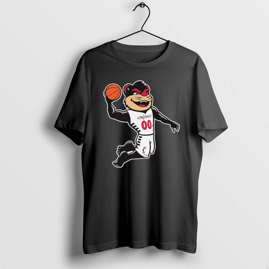 Official 2025 Cincinnati Bearcats Mascot Basketball Specific Pose T-Shirts, Hoodie, Sweatshirt | AU18TeeNovaLab.com
