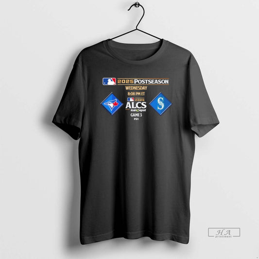 Official 2025 Postseason Alcs Game 3 Toronto Blue Jays Vs Seattle Mariners