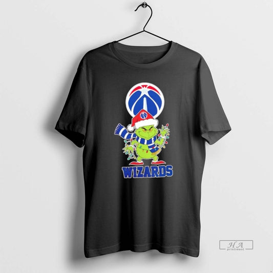 Official 2025 Washington Wizards Christmas Grinch Santa Hat Holiday