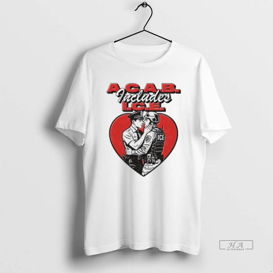 Official Acab Includes Ice Heart T-Shirts, Hoodie, Sweatshirt | AU18TeeNovaLab.com