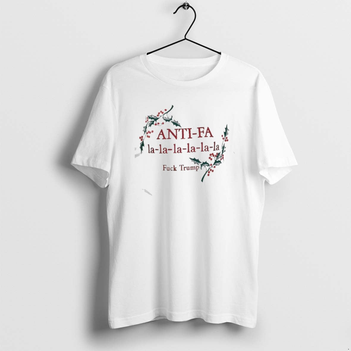 Official Anti Fa La La La La La La Fuck Trump Christmas Season T-Shirts, Hoodie, Sweatshirt | AU18TeeNovaLab.com