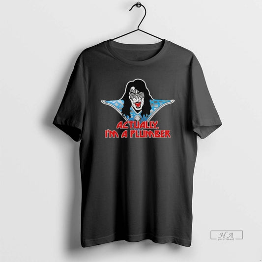 Official Ace Frehley Actually Im A Plumber Long Sleve