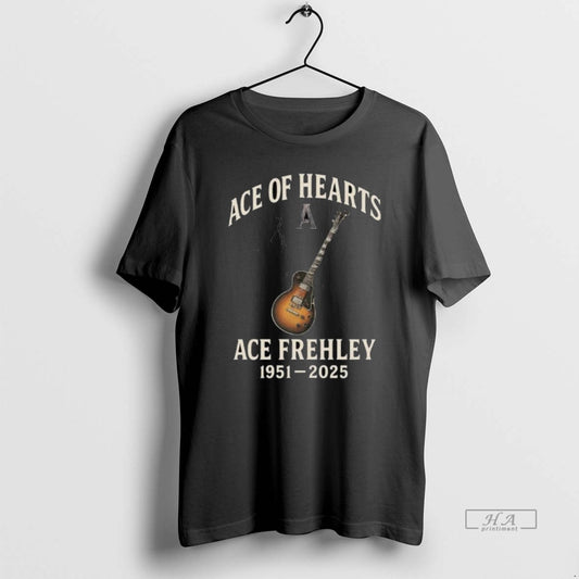 Official Ace Of Hearts Ace Frehley 1951 2025 Long Sleve