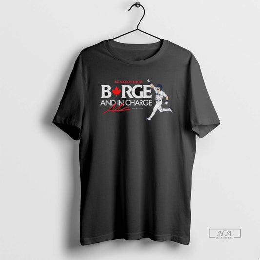 Official Addison Barger And In Charge Toronto Blue Jays Mlb Signature