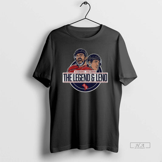 Official Alex Ovechkin And Ryan Leonard Washington Capitals Hockey The Legend And Leno T-Shirts, Hoodie, Sweatshirt