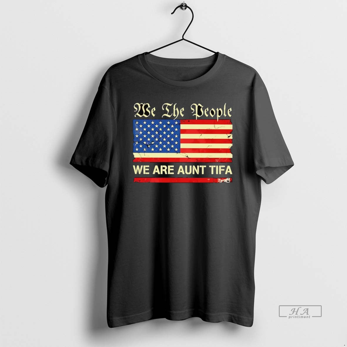 Official American Flag We The Peole We Are Aunt Tifa