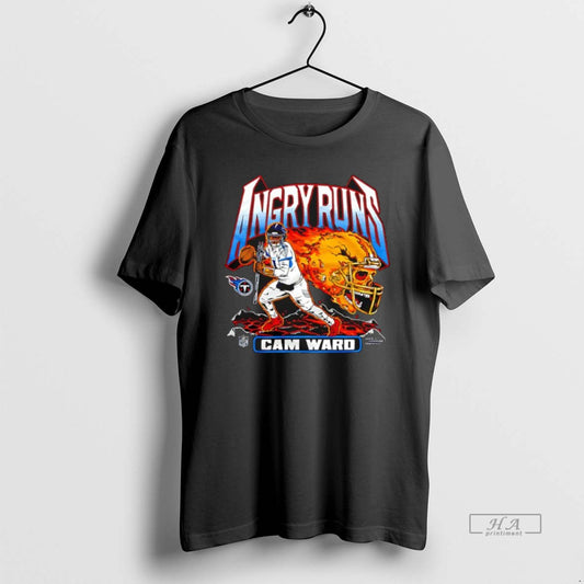 Official Angry Runs 2025 Tennessee Titan Cam Ward T-Shirts, Hoodie, Sweatshirt | AU18TeeNovaLab.com