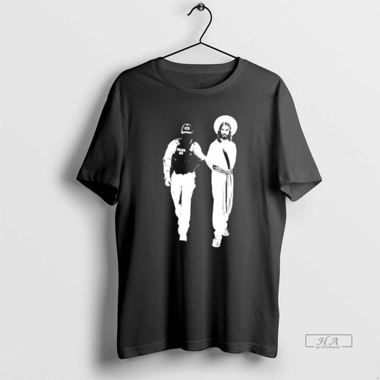 Official Anti Ice Jesus Arrested 2026 T-Shirts, Hoodie, Sweatshirt | AU18TeeNovaLab.com