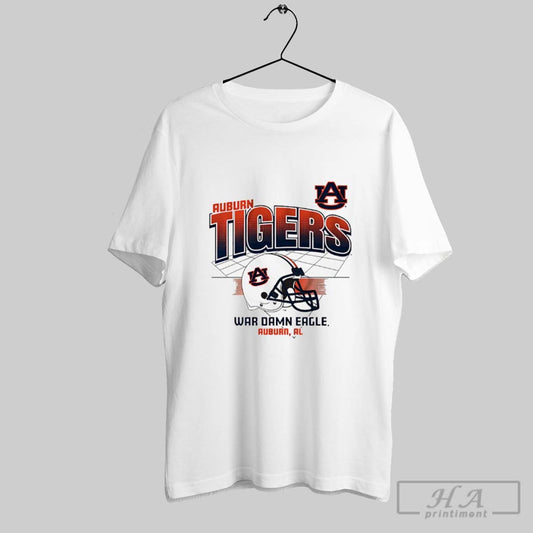 Official Auburn Tigers Football War Damn Eagle Helmet Grid