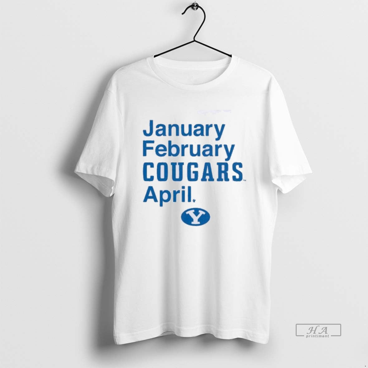 Official Byu Basketball January February Cougars April T-Shirts, Hoodie, Sweatshirt | AU18TeeNovaLab.com