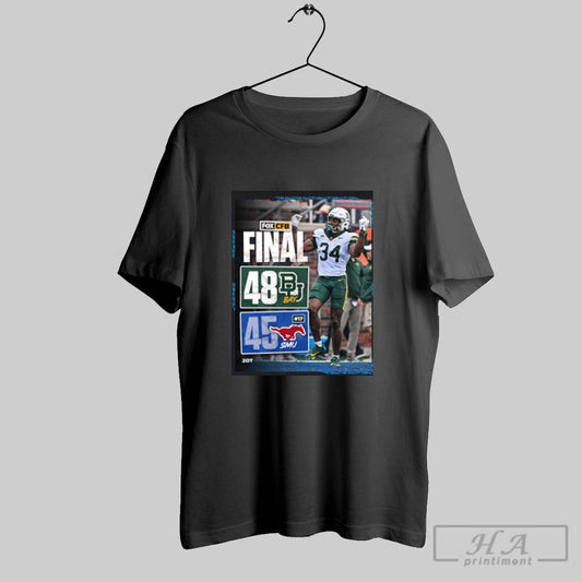 Official Baylor Bears Win 48 45 Smu Mustangs Poster