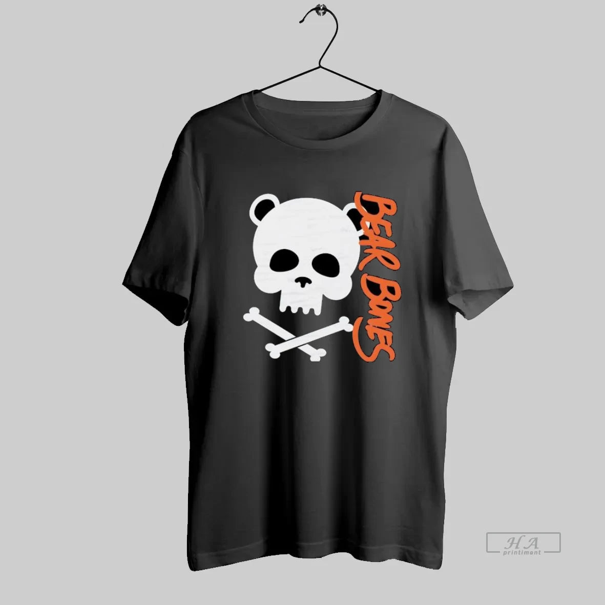 Official Bear Bones Skull Bear Ears And Crossbones