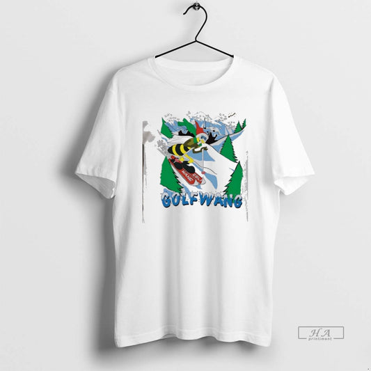 Official Bee Is Skiing Golfwang Funny Cute T-Shirts, Hoodie, Sweatshirt | AU18TeeNovaLab.com